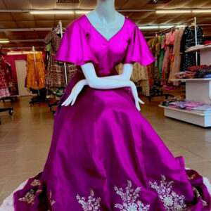 Net Mirror-Work Lehenga