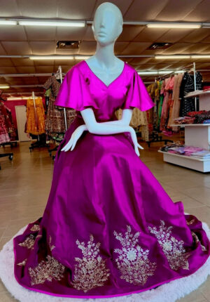 Net Mirror-Work Lehenga
